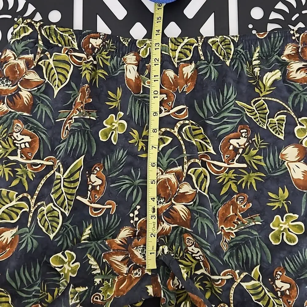 Tommy Bahama Green‎ Tropical Jungle Swim Trunk Shorts | Men's Large